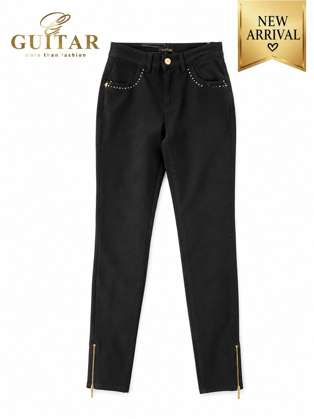 🖤 Guitar Women’s Black Embellished Pants 🖤